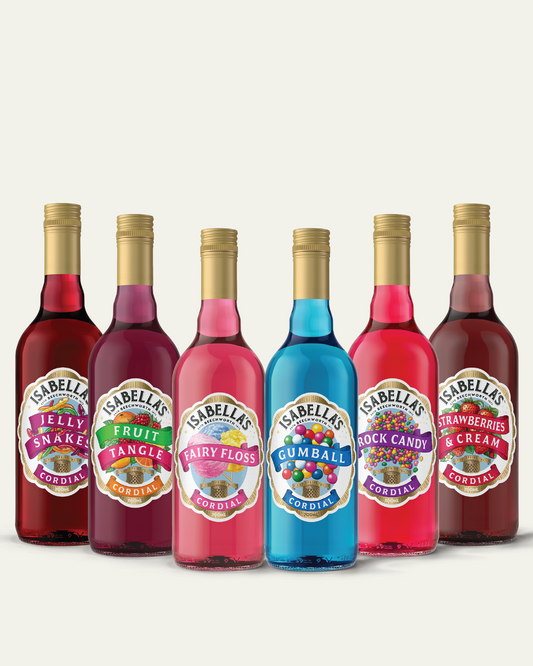 Cordial Lolly Bag Mixed 6 Pack