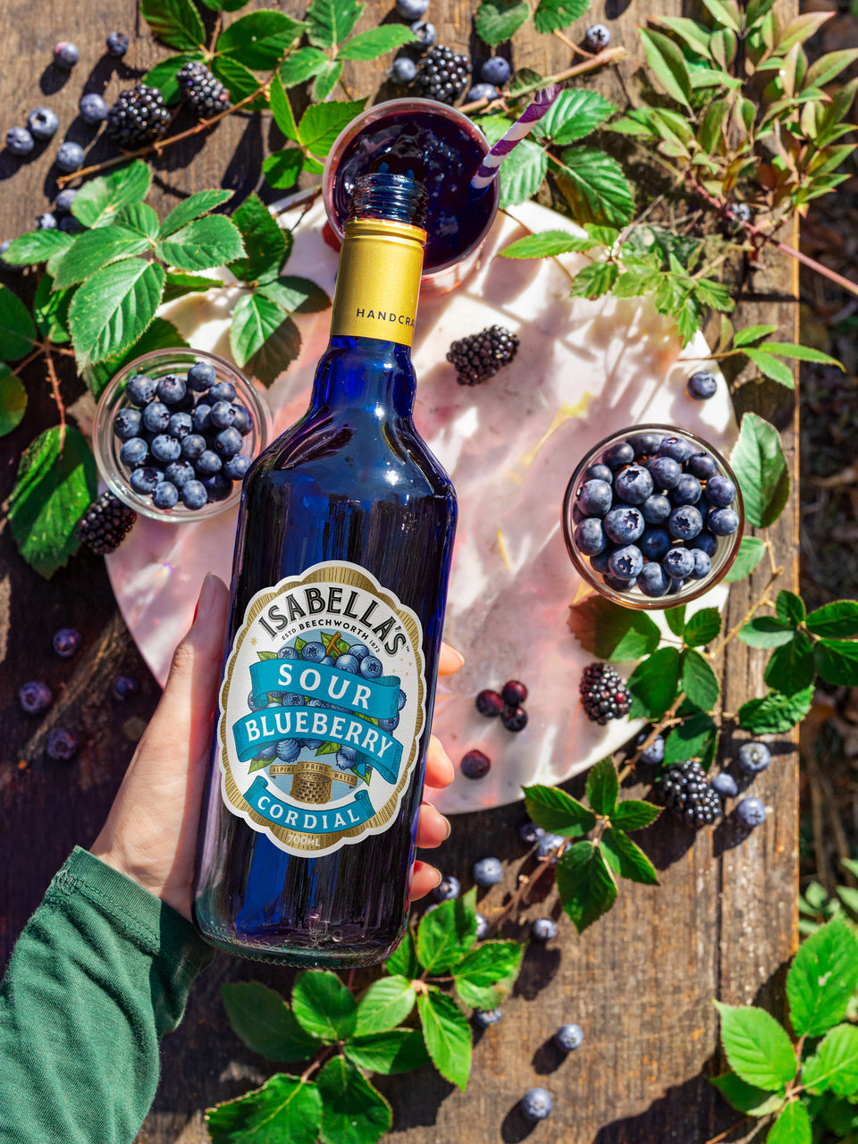 Sour Blueberry Cordial