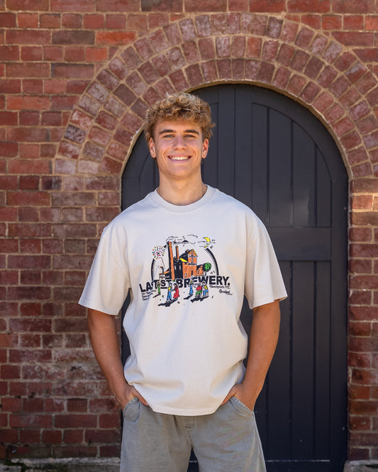 Last St Brewery Heritage Tee (Natural)