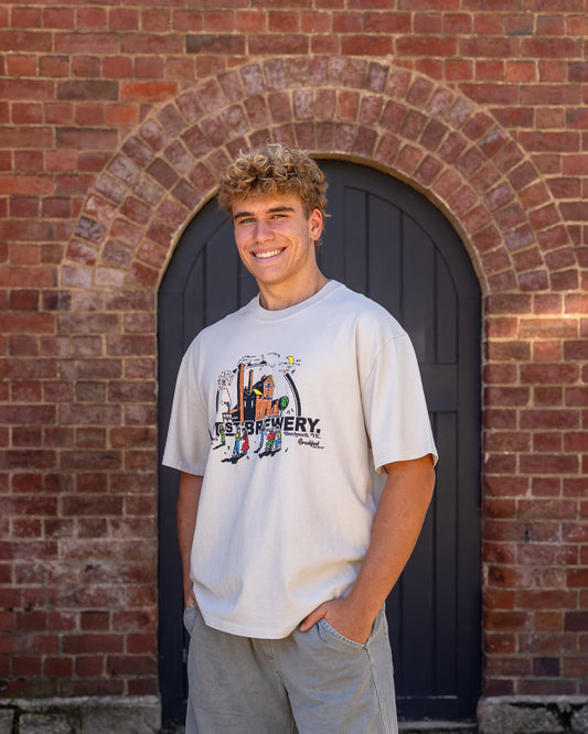 Last St Brewery Heritage Tee (Natural)
