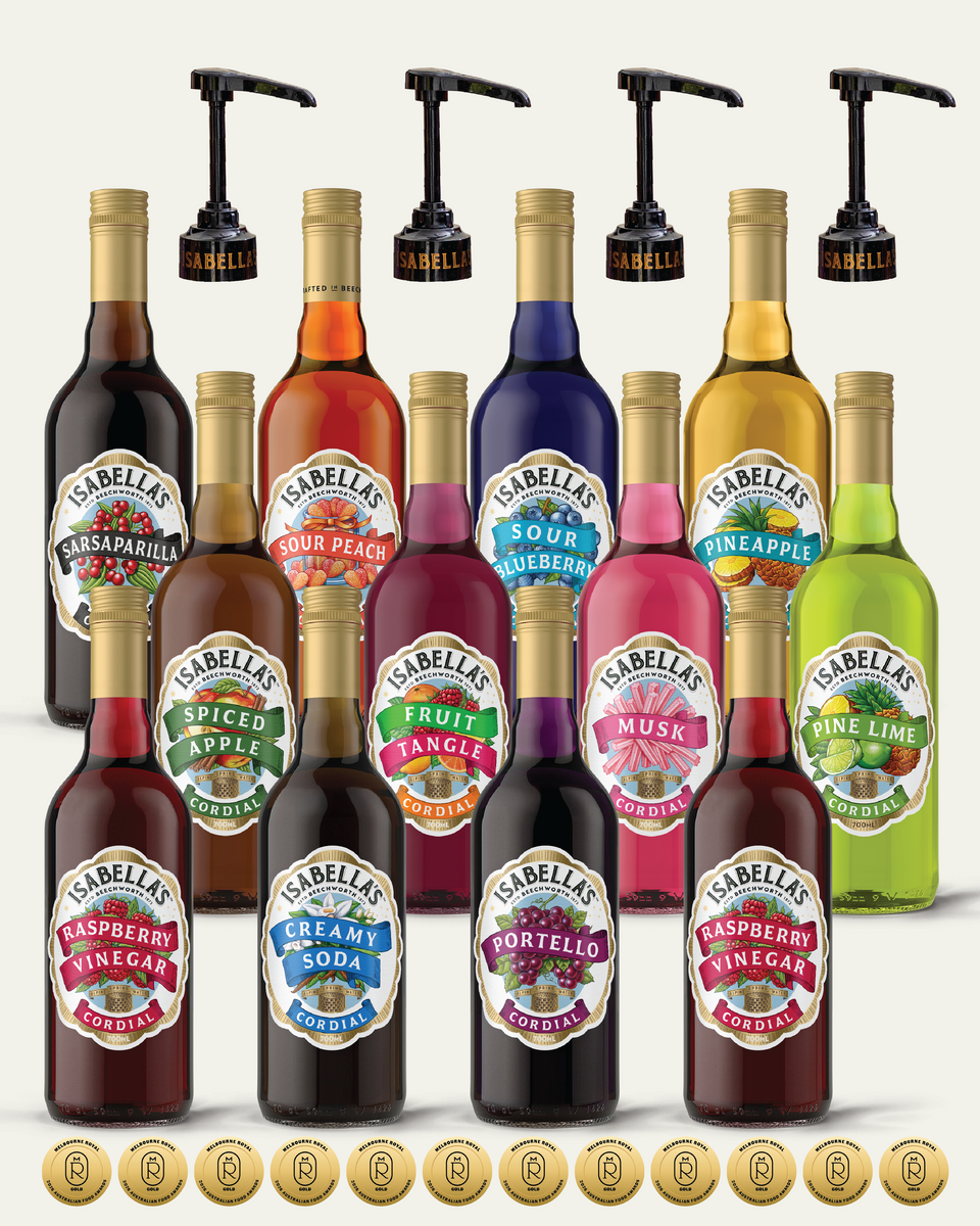 Gold Medal Cordial Collection - 12 Pack