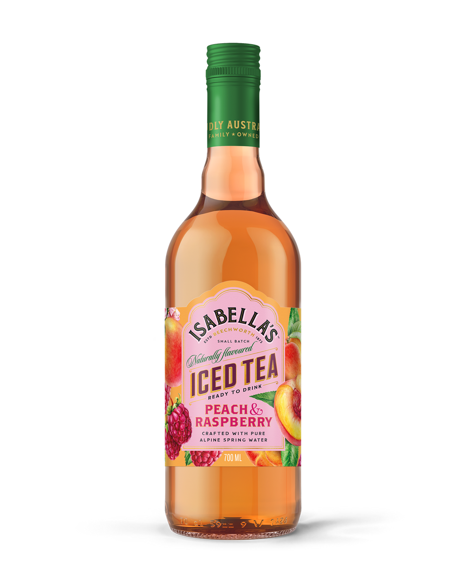 Peach & Raspberry Iced Tea