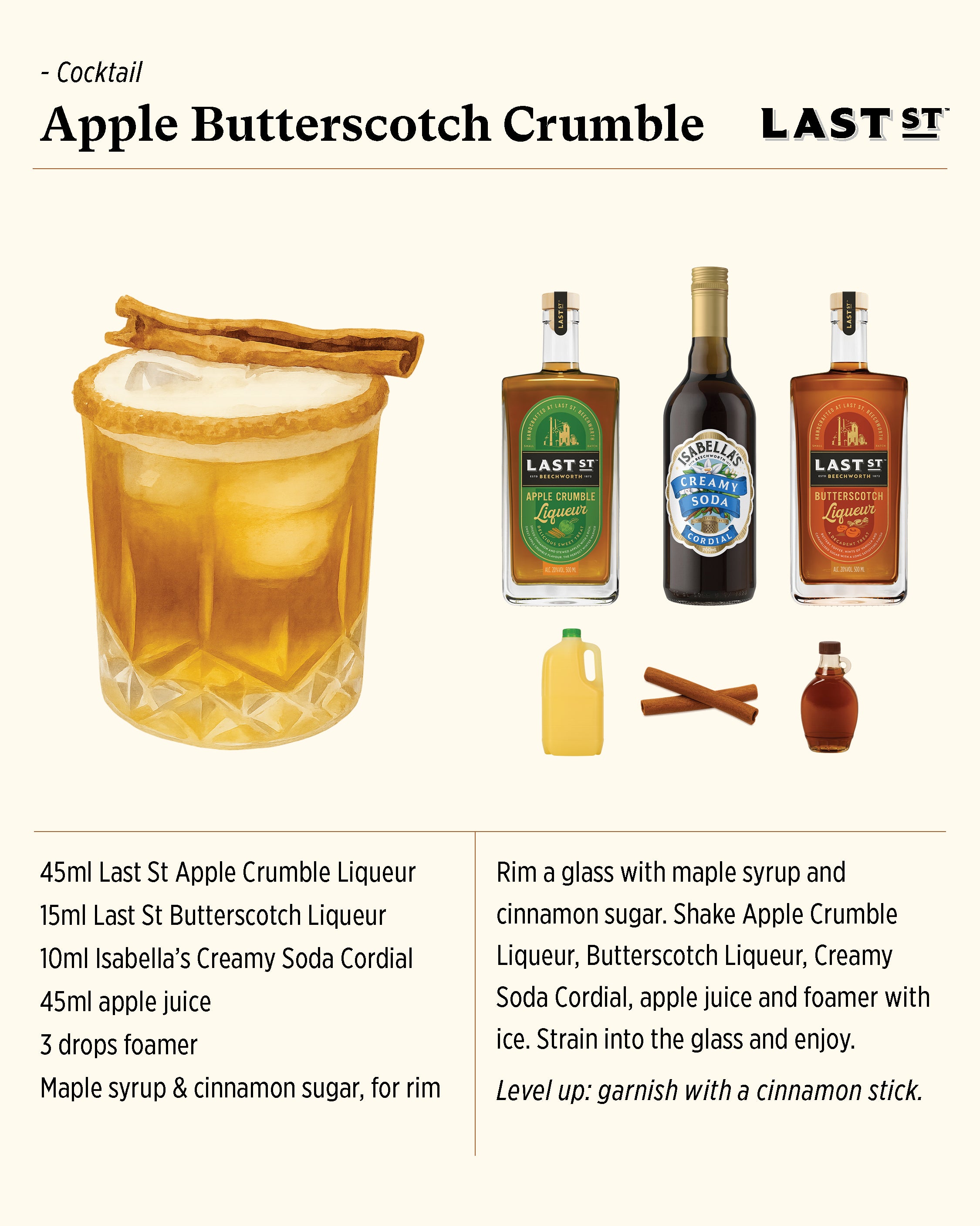 Apple Crumble Liqueur recipe