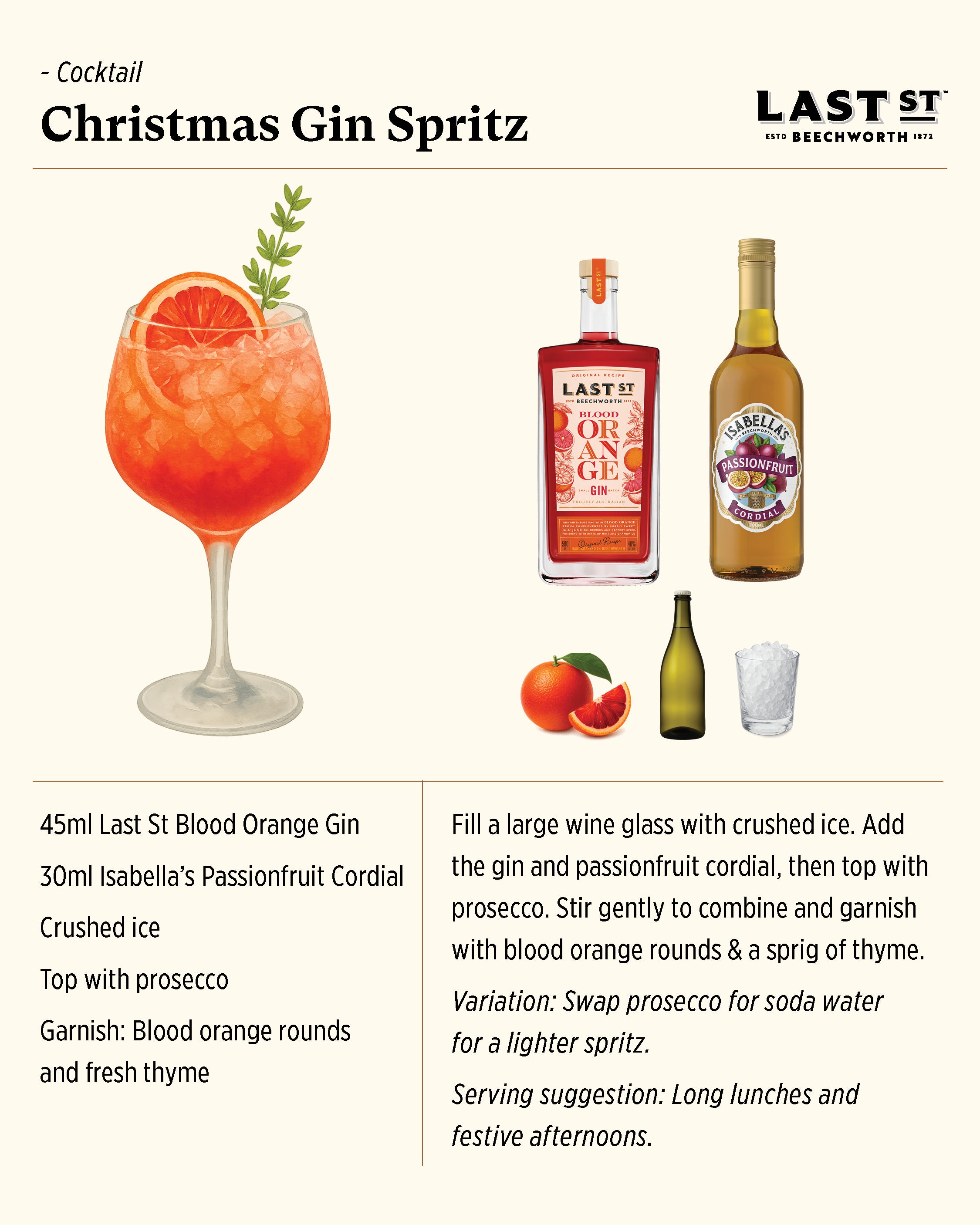 Blood Orange Gin recipe