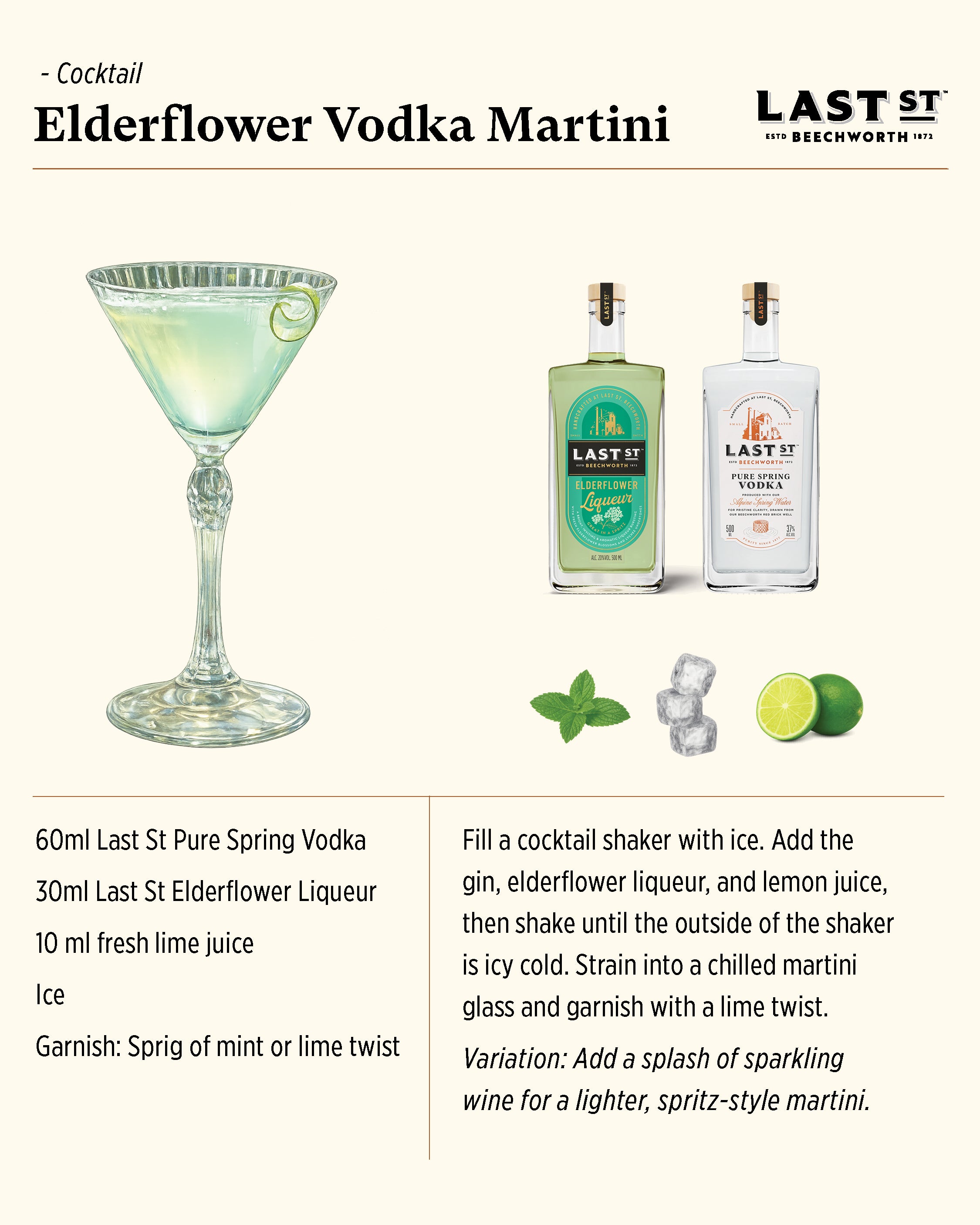 Elderflower Liqueur recipe