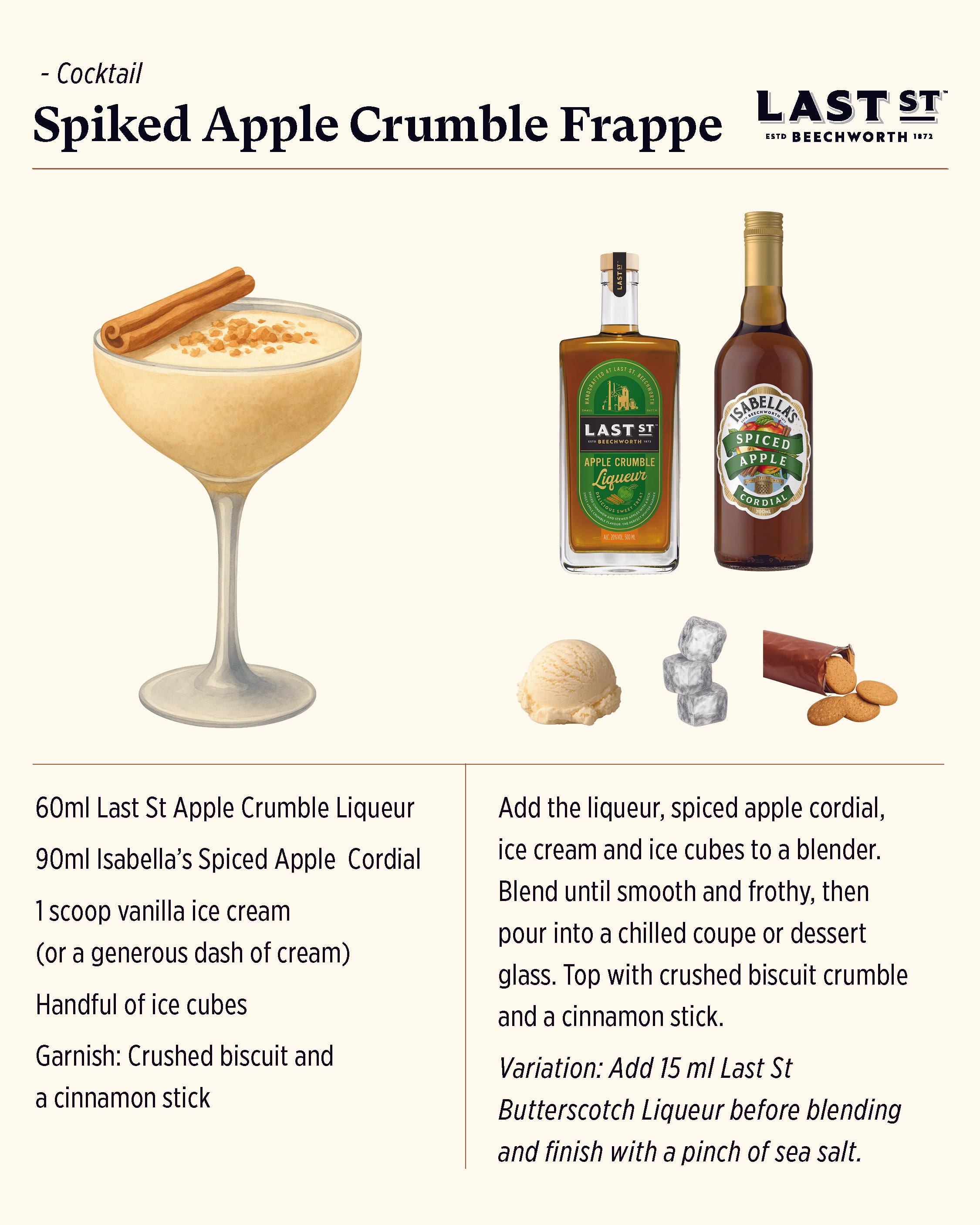 Apple Crumble Liqueur recipe