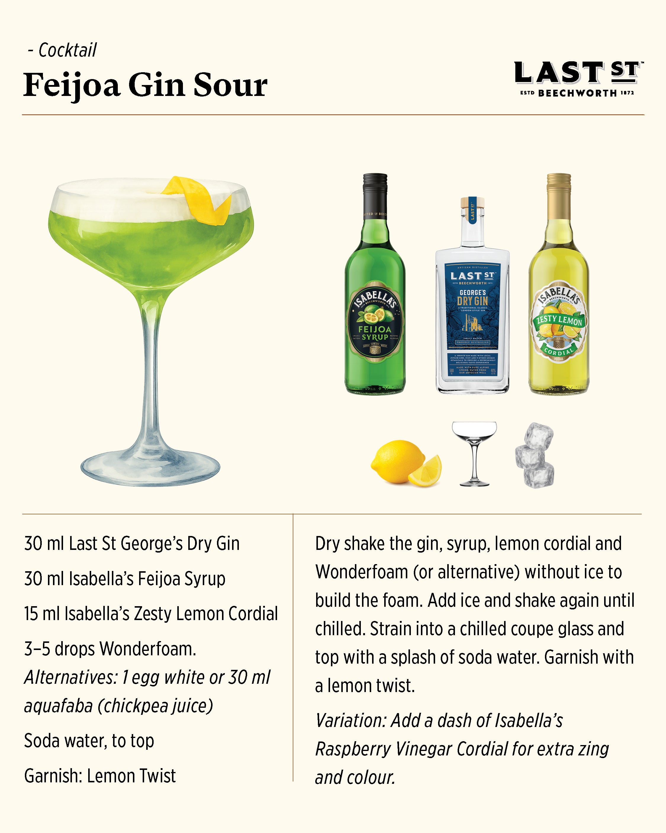 Isabella s Feijoa Syrup Last St Beechworth isabella-s-feijoa-syrup-last-st-beechworth