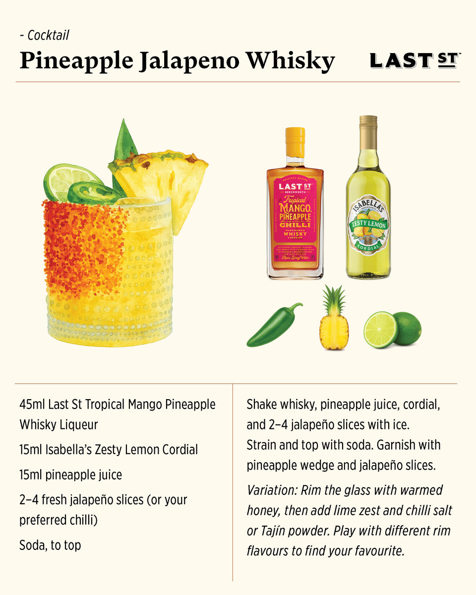 Tropical Mango Pineapple Whisky Liqueur