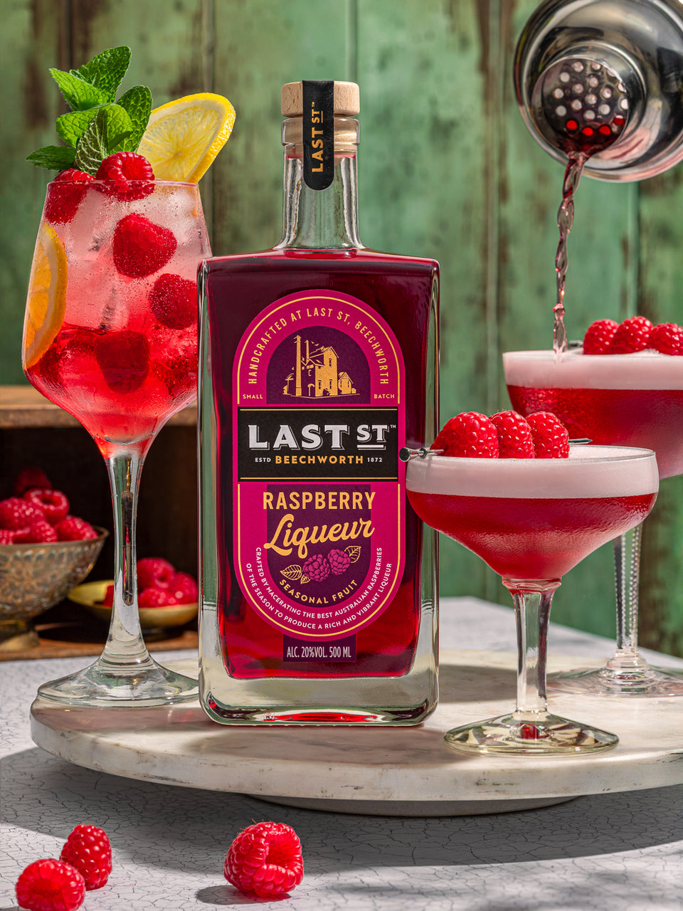 Raspberry Liqueur Rasbatack Last St Raspberry Liqueur | Last St Handcrafted Liqueurs | Beechworth
