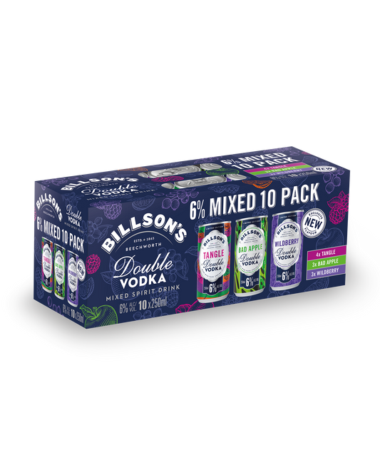 6% Vodka Mixed 10 Pack