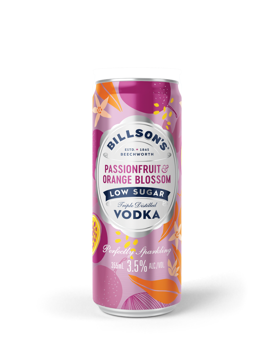 Vodka with Passionfruit & Orange Blossom Low Sugar