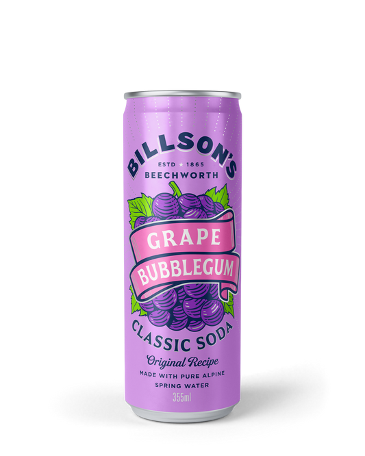 Grape Bubblegum Classic Soda