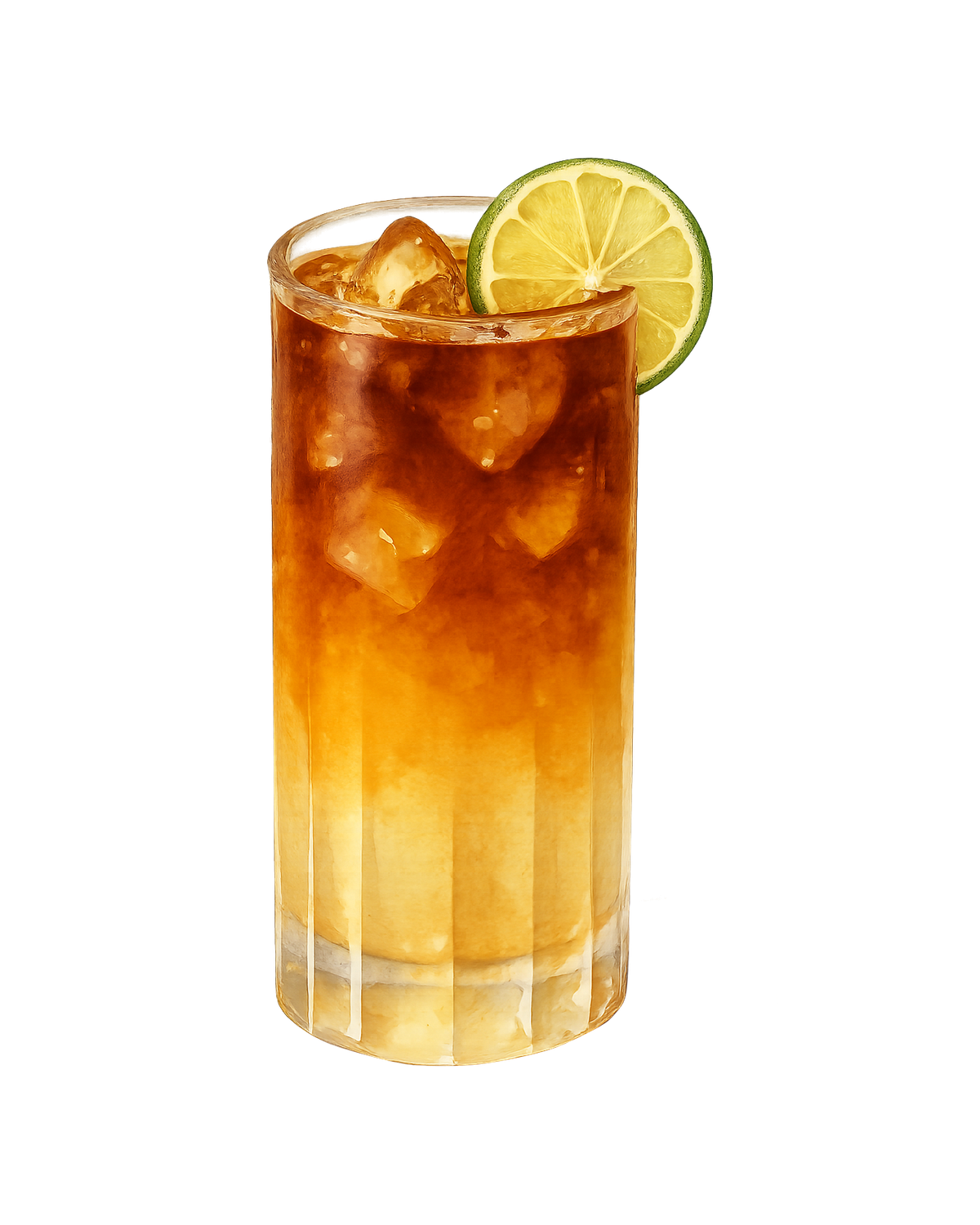 Spiced Dark and Stormy, illustrated